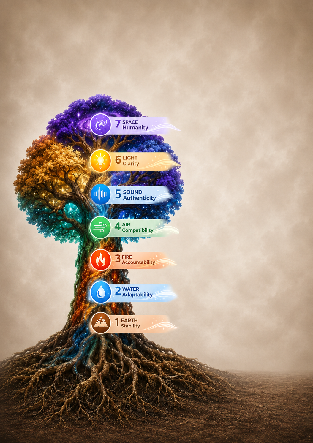 Seven Elements Tree